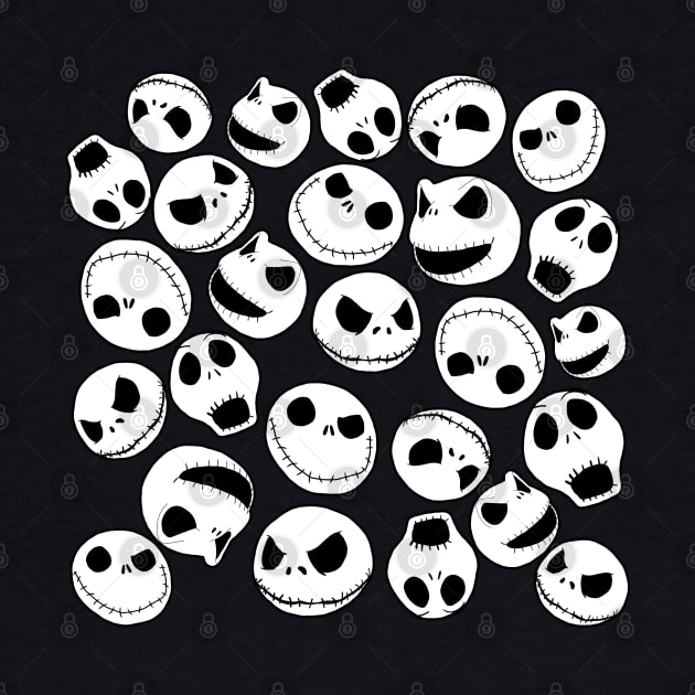 Jack Skellington Pattern by dankdesigns